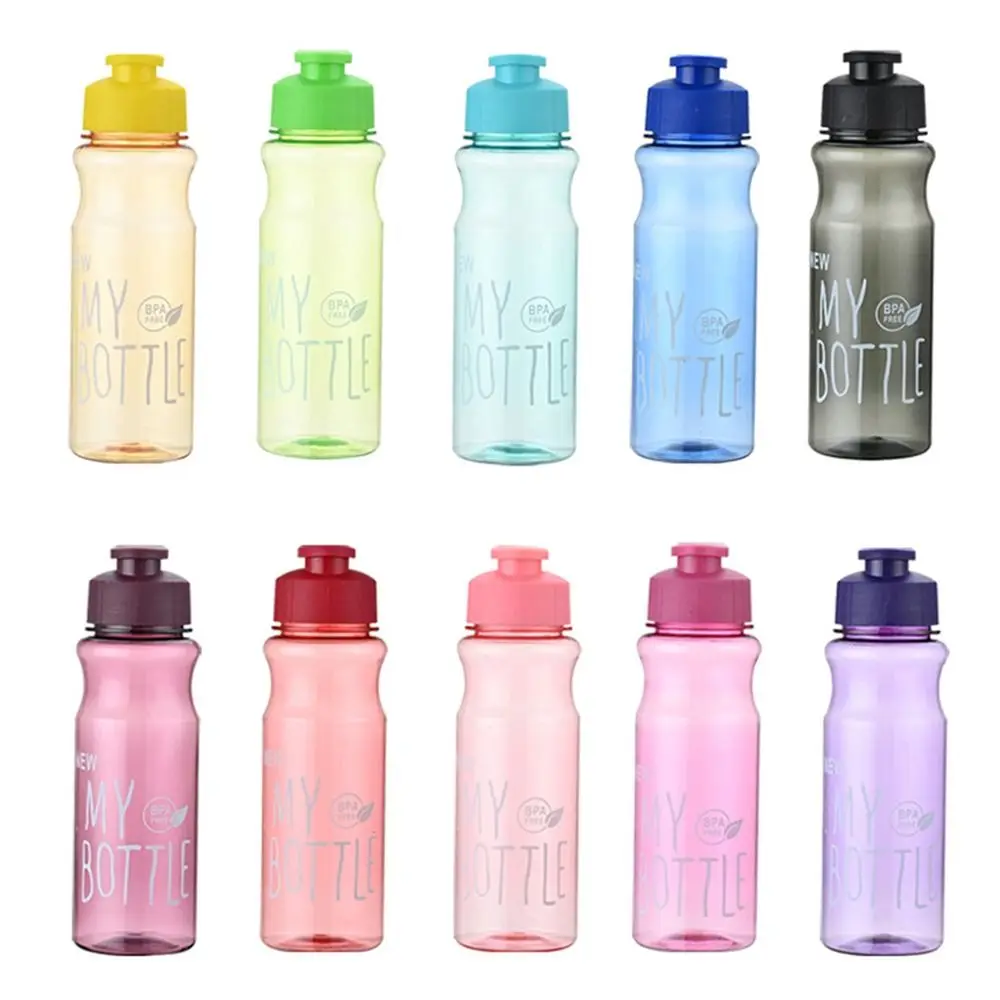 

Outdoor Large Capacity Water Bottle Transparent PET Cold Sports Bottle Plastic Space Water Bottle Ad Water Bottles Cup Gifts