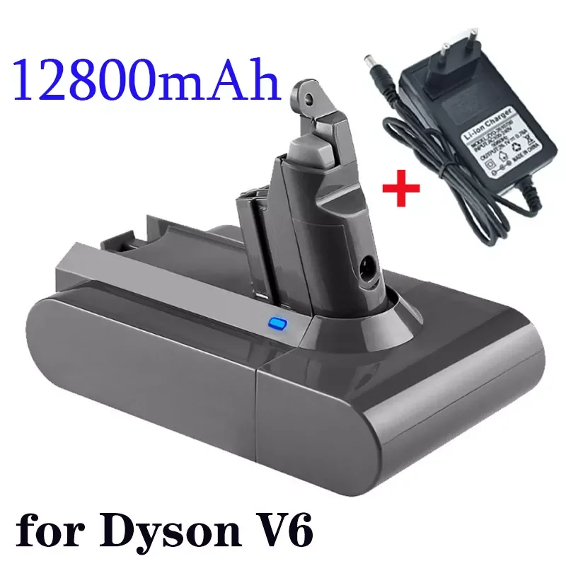 

2022 21.6V 12.8Ah Li-ion Battery for Dyson V6 DC58 DC59 DC61 DC62 DC74 SV09 SV07 SV03 965874-02 Vacuum Cleaner Batter