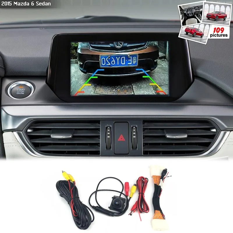 

JIAYITIAN для Mazda 6 Atenza Mazda 6 GJ GL 2013 ~ 2022 комплект кабелей адаптера для OEM-монитора/HD CCD автоматическая камера заднего вида