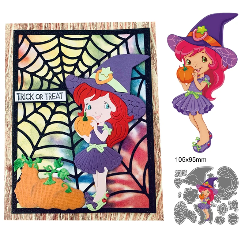 

Strawberry Cute Girls New Metal Steel Cutting Dies Flowers Stencils for Making Scrapbooking Album Paper Cards Embossing Die Cut