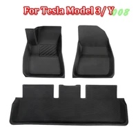 tpe 3d floor mat for tesla model 3 model y xpe fully surrounded mats waterproof non slip carpet liner modified 2021 accessories