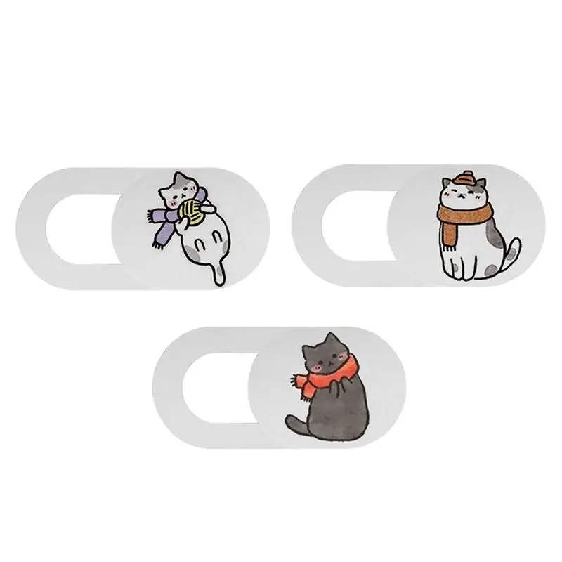 

3pcs Anti-peeping Webcam Cover Camera Privacy Protection Cover for Phone Tablet
