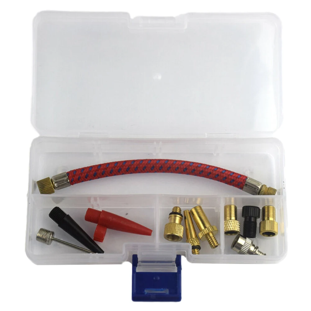 

Tire Adapter Air Pump Hose Kit Car Exterior Accessories ABS+metal Air Pump Parts 11 PCS/set Universal Brand New