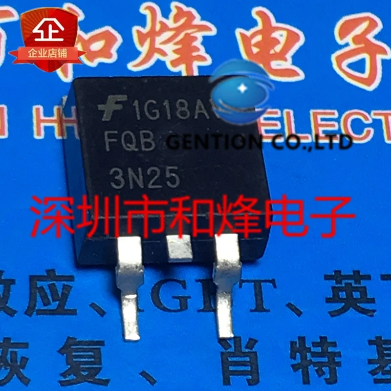 

10 шт. FQB3N25 TO-263 250 A 100% V в наличии Новый и оригинальный