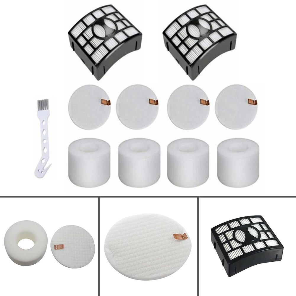 

Filter Set For Shark Lift-Away NV601UK NV601UKT NV600UK NV700UK NV700UKT Robot Vacuum Cleaner Foam Filters Cleaning Brush Part