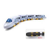realistic train toy crh learning crawl toy electric high speed train model for baby sensor toys gift