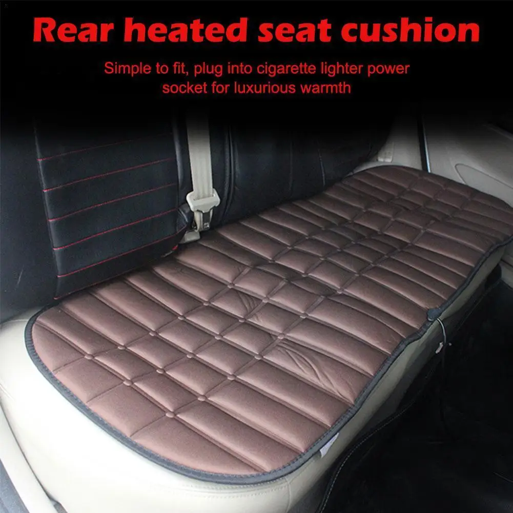 

12v Car Rear Back Heated Heating Cushion Cover Auto Winter 42w Pad Car Heater Warmer Automotive Accessories K8f3