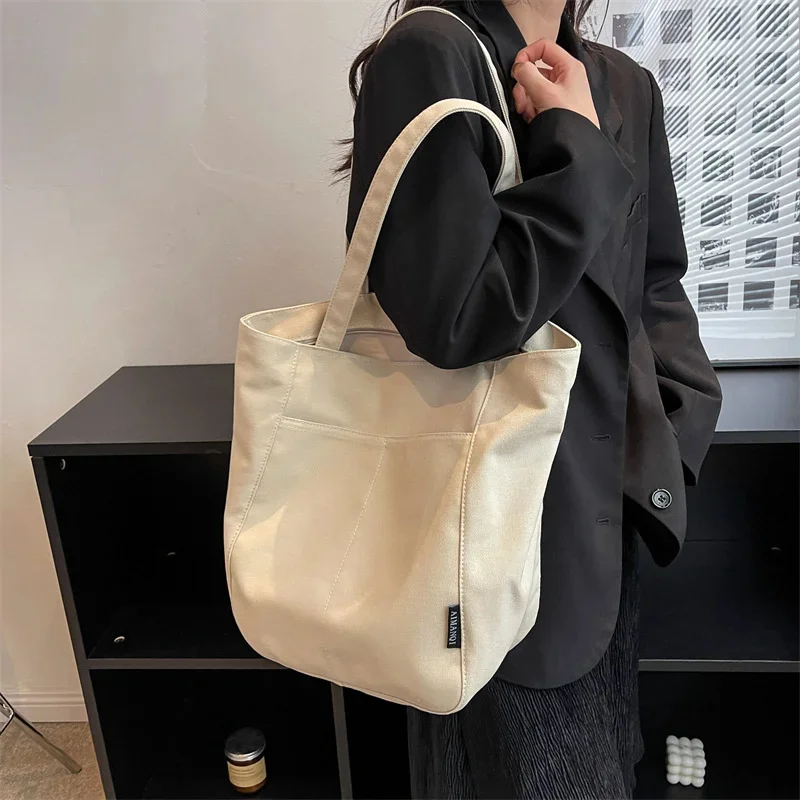 

Подростковая женская сумка-тоут, повседневный тканевый чехол большого размера с верхней ручкой для работы, ноутбука, для будних и на ночь