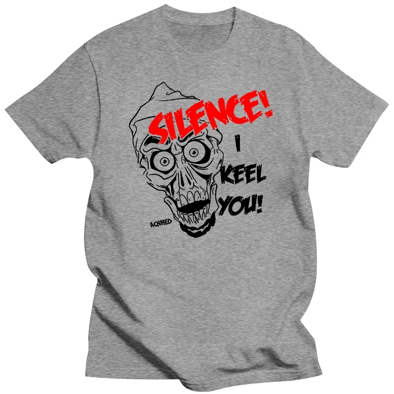 Мужская футболка Jeff Dunham Achmed Silence I Keel You White забавная новинка женская (1)