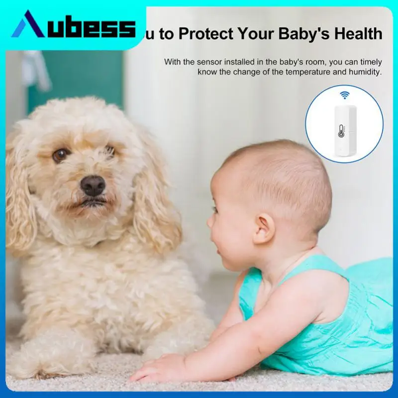 

Беспроводной датчик температуры и влажности, Wi-Fi датчик влажности с зуммером