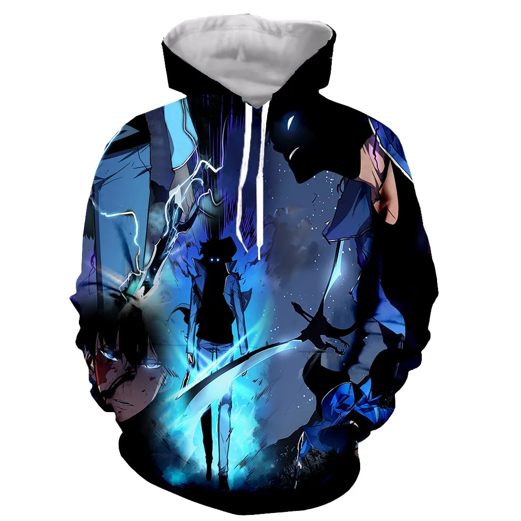 

Solo Leveling 3D Printed Hoodie Men Women Funny New Fashion Pop Fashion Causal Long Sleeves Sweatshirts Oversized Pullovers