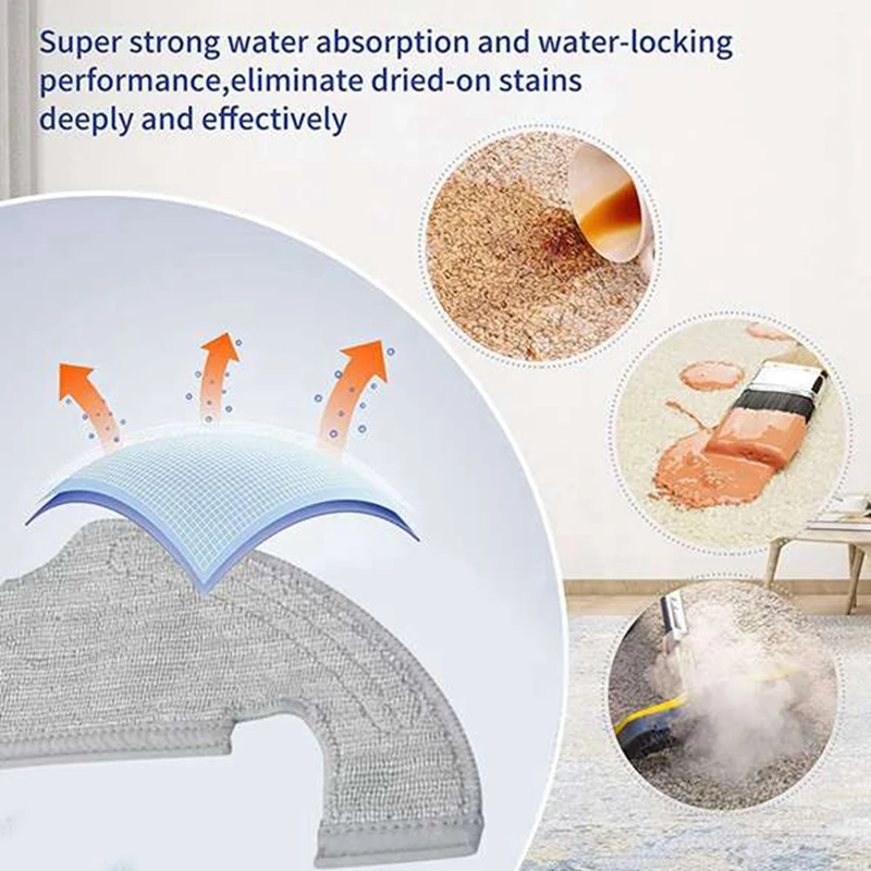 Комплект аксессуаров для робота-пылесоса Dreame Bot D10 Plus RLS3D Z10 Pro L10 8 шт.