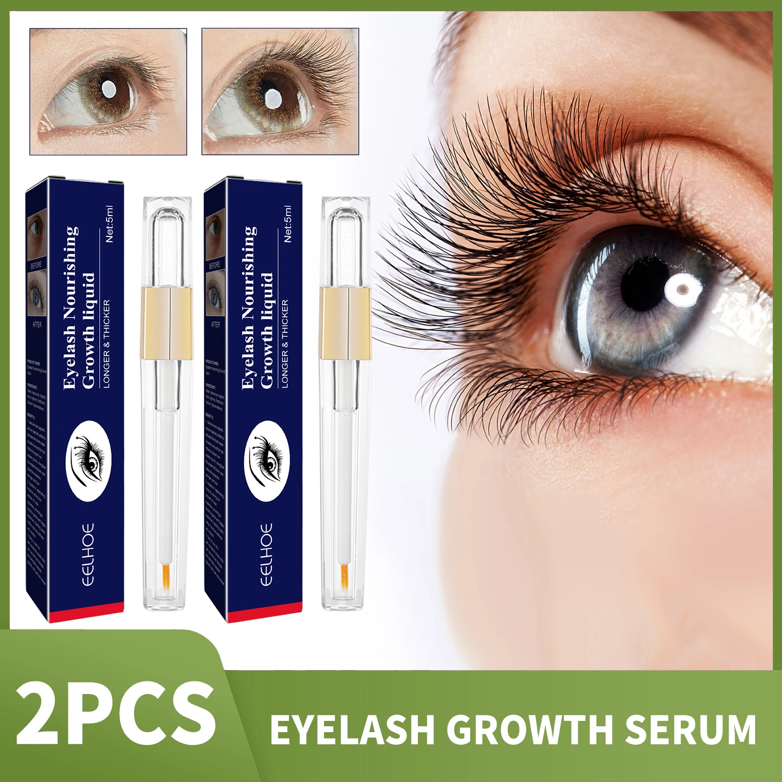 

Fast Eyelash Growth Serum Eyelashes Enhancer Lash Lift Lengthening Nourishing Fuller Thicker Eyebrows Lashes Treatment Eye Care