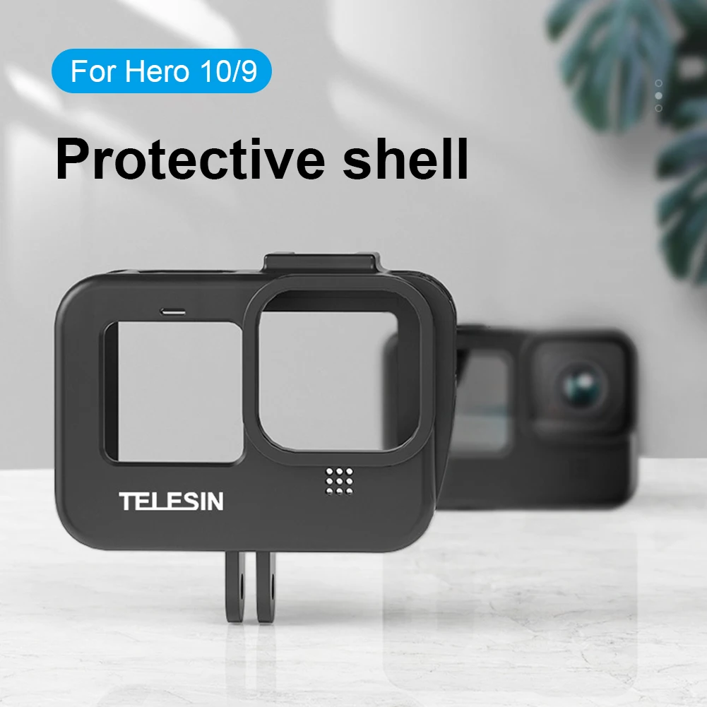 

Аксессуары для экшн-камеры GoPro пластиковый чехол защитная рамка чехол для видеокамеры чехол для GoPro Hero10/9 черный