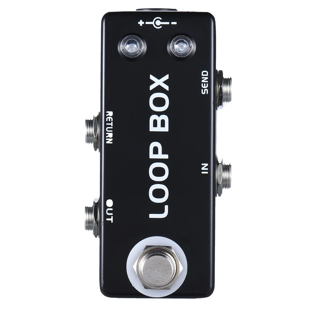 

Mosky loop box Bass Guitar Music Looper Mini Guitar Effect Pedal Loop Route Selection Guitar Effect Processor Pedais De Guitarra