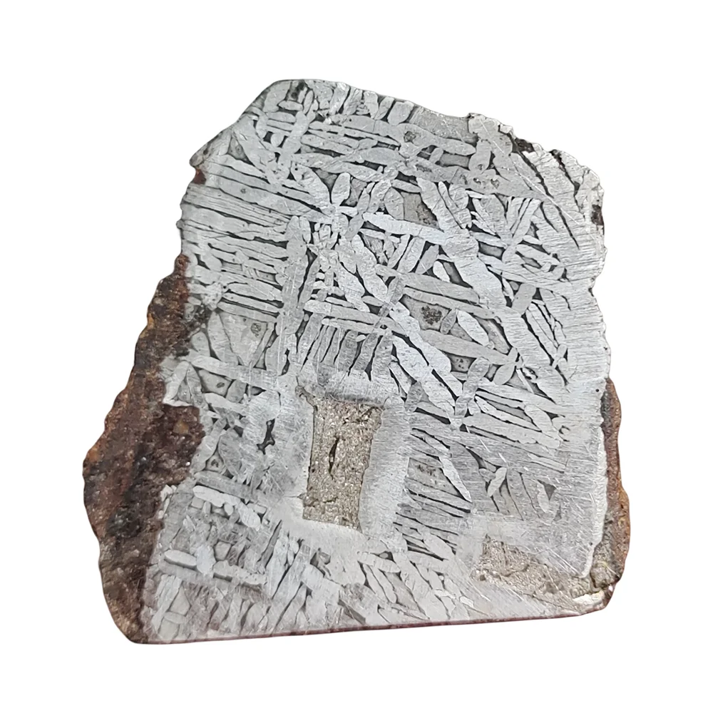 

Muonionalusta Железный метеорит, ломтик, натуральный материал метеорита, образец железа метеорита, сбор образцов-TC72