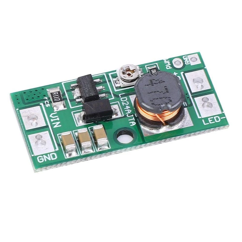 2Pcs Adjustable LED Driver Board 20W DC6-24V PWM Controller DC-DC Step-Down Constant Current Converter