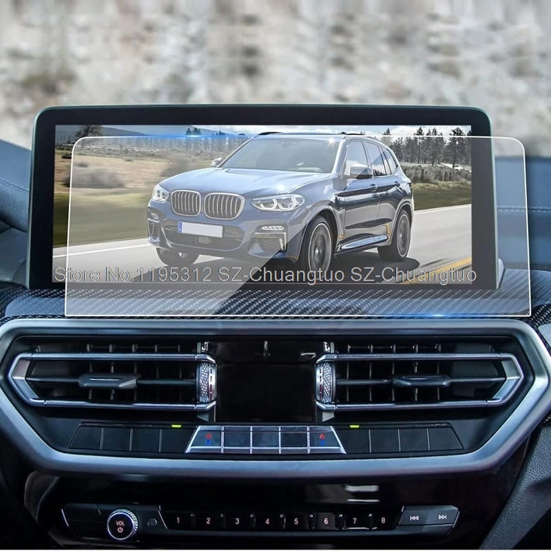 

Защитная пленка из закаленного стекла для BMW G01 G02 X3 X4 2022 2023 12,3 дюйма, автомобильная GPS-навигация, ЖК-экран, пленка против царапин