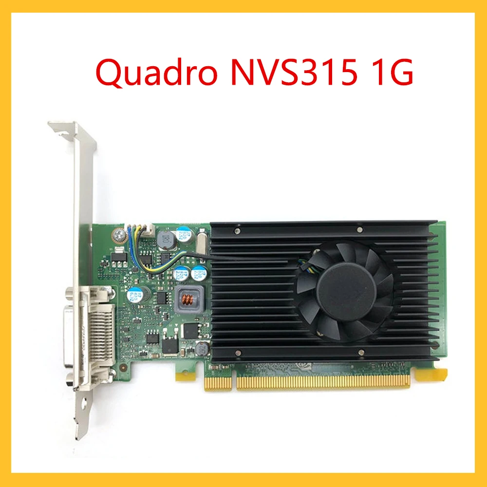 

Video Card for Quadro NVS315 1G Professional Graphics Computer Multi-screen Dual-screen Split Screen 59-pin DMS Original Card