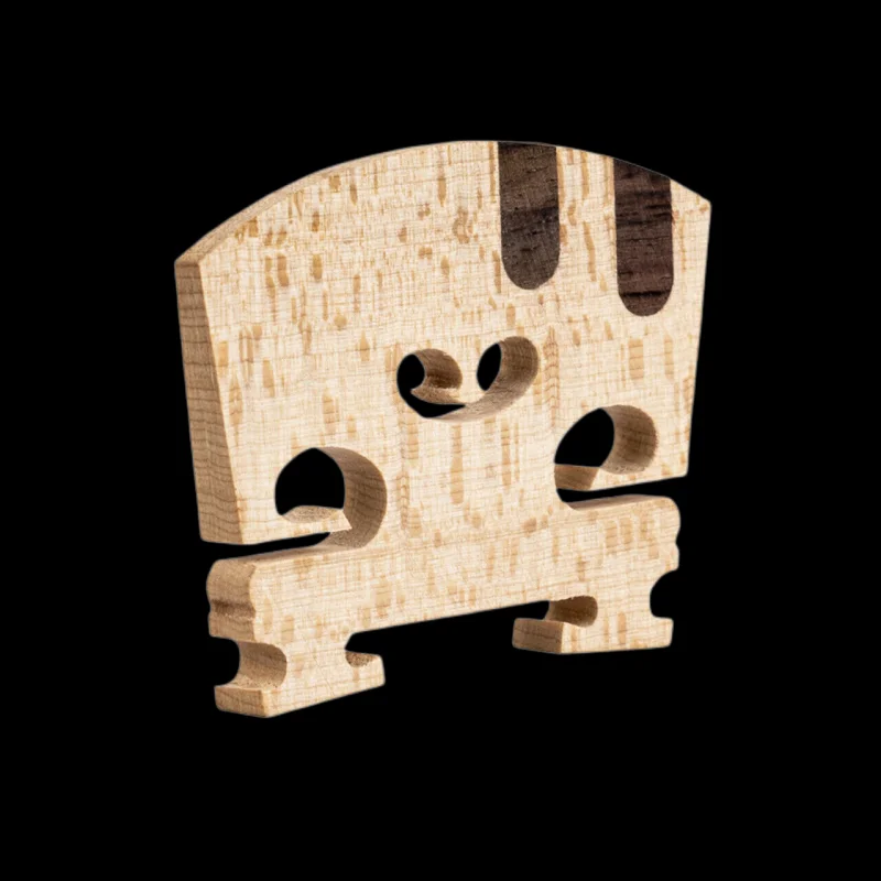 

5pcs Professional E A Strings Ebony Insert Violin Bridge for 4/4 Violin