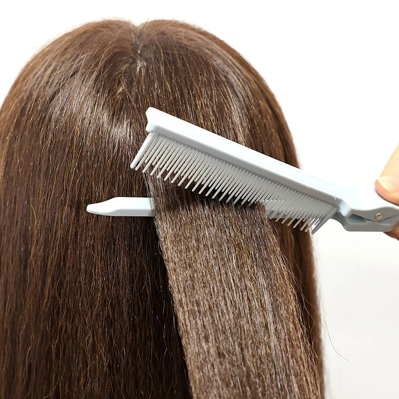 

Гребень для стрижки волос с кончиком-хвостом, гребень с высоким блеском, пластиковая расческа для парикмахерской, Кисть для макияжа, гребен...