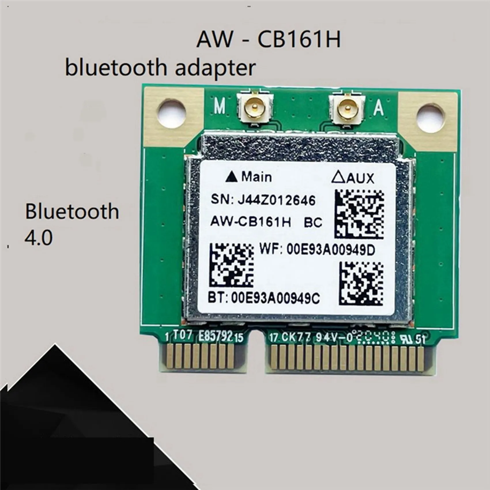 Двухдиапазонный адаптер Realtek RTL8821 AW-CB161H Wifi Wlan карта Bluetooth 4 0 комбинированный