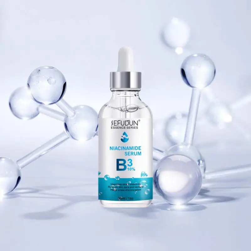 

B3 Face Serum Niacinamide Shrinks Pores Hydrating Brightening Skin Tone Improve Dull Firming Skin Cosmetics