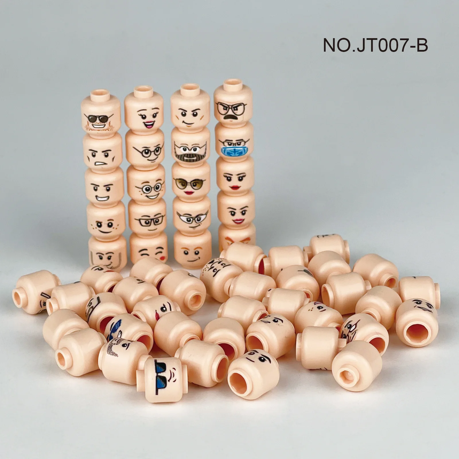 56 шт./лот фигурка голова лица креативный смех крик милое выражение Сделай Сам