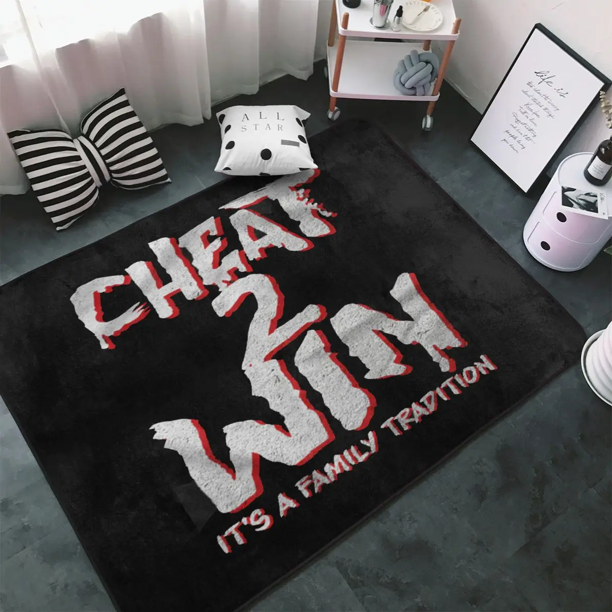 

Chavo Guerrero - Viva Guerrero Carpet, Polyester Floor Mats Retro Durable Easy To Clean Birthday Gifts Mats Customizable