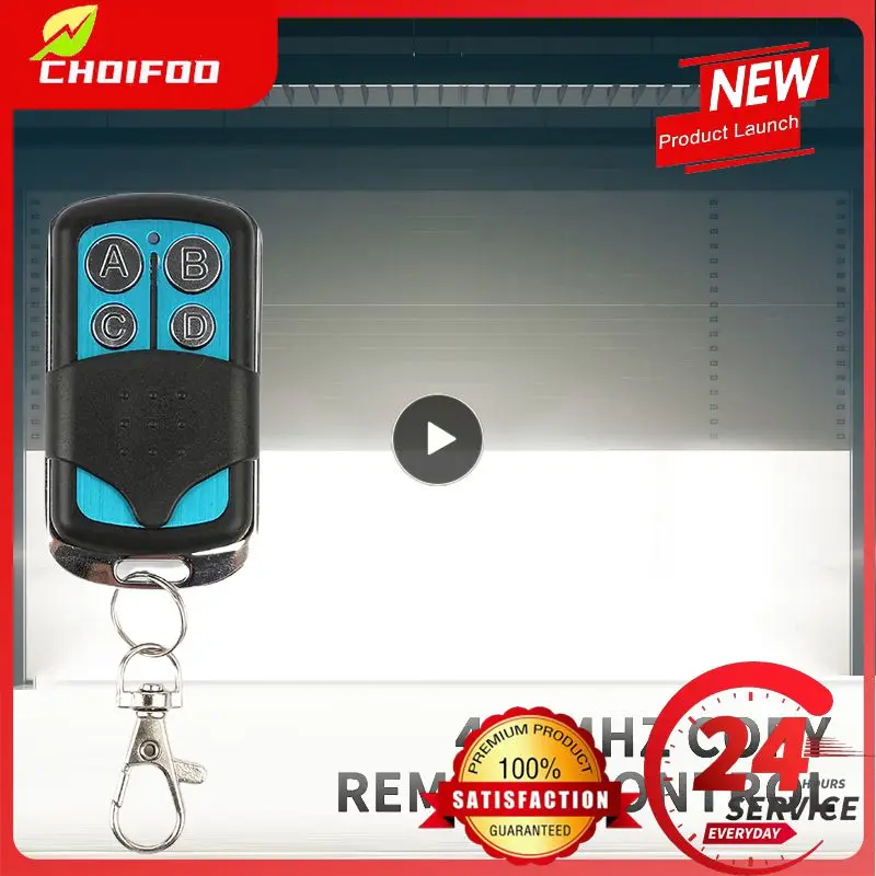 

1~6PCS Garage Gate Door Opener 433mhz Recovery Function Cloning Code Car Key 12v 4 Channe Clone Fixed Smart Home