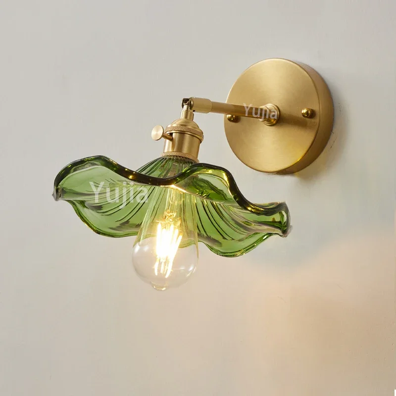 Современный декоративный настенный светильник в скандинавском стиле стеклянный
