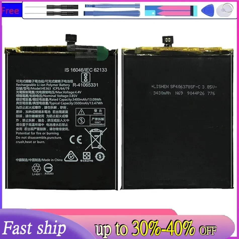 Аккумуляторная батарея HE363 3500 мАч для X7 TA-1131 TA-1119/Nokia 8 1 TA-1119 TA-1128 HE 363