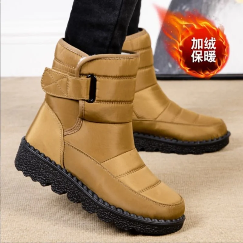 Women's Boots 2023 New Winter Warm Wedge Platform Shoes Snow  Waterproof Low Heel Ankle Boots Women Shoes Women