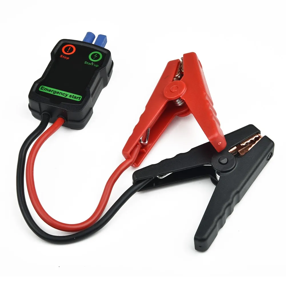 

Booster Cable Smart Alligator Clamp LED Indicator Battery Replacement Useful