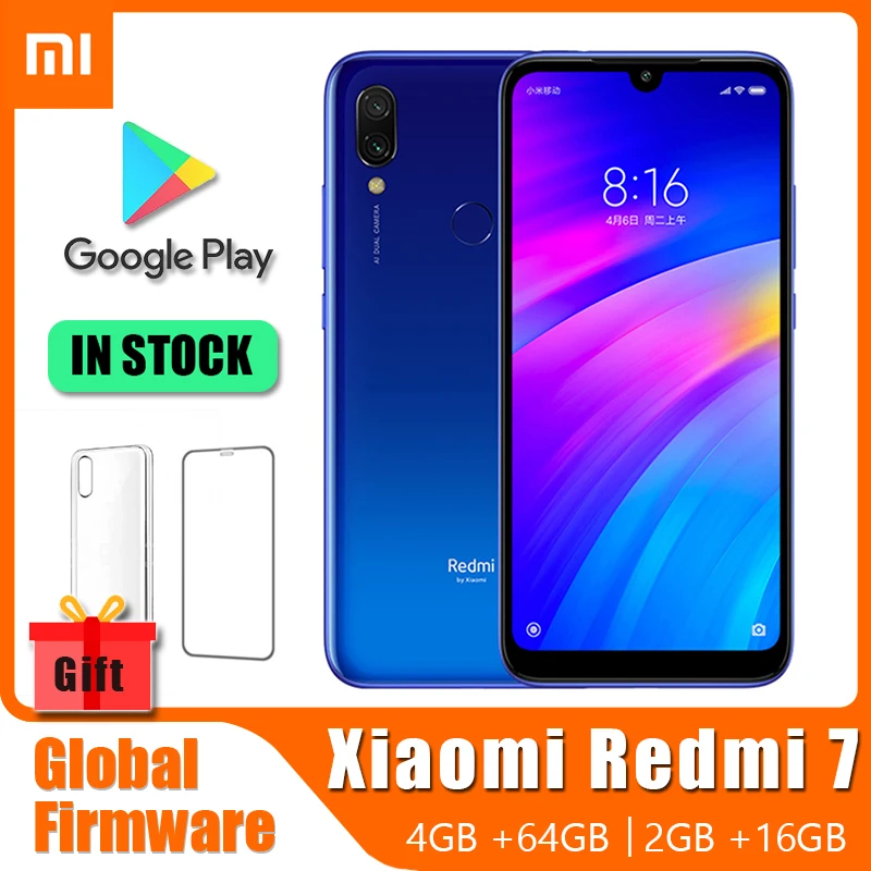 original xiaomi redmi note 7 note 5 note 4 redmi 7 redmi 6 pro smartphone android mobile phone cellphone random color free global shipping