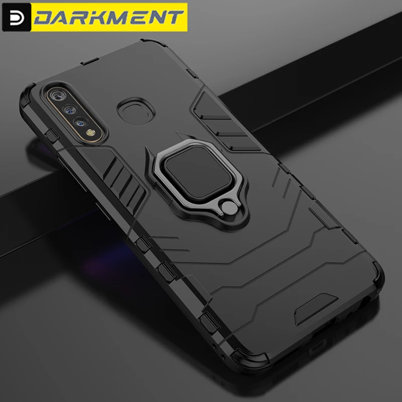 

Shockproof Armor Finger Ring Bracket Phone Case For VIVO U10 U3x U3 U1 Anti Fall Magnetic Car Holder Cover for VIVO U 1 3 3X 10