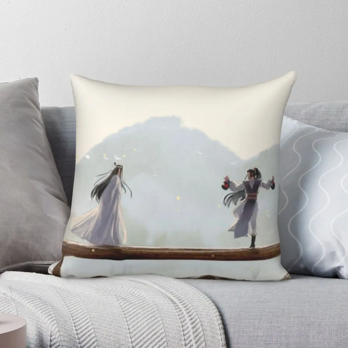 

The Untamed CQL Pillowcase Polyester Linen Velvet Pattern Zip Decor Room Cushion Case 18"