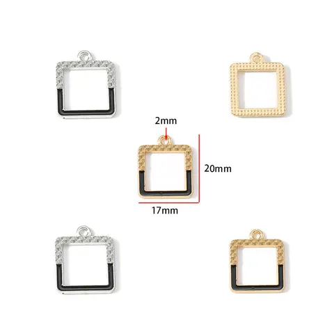 Эмалевые геометрические шармы W569