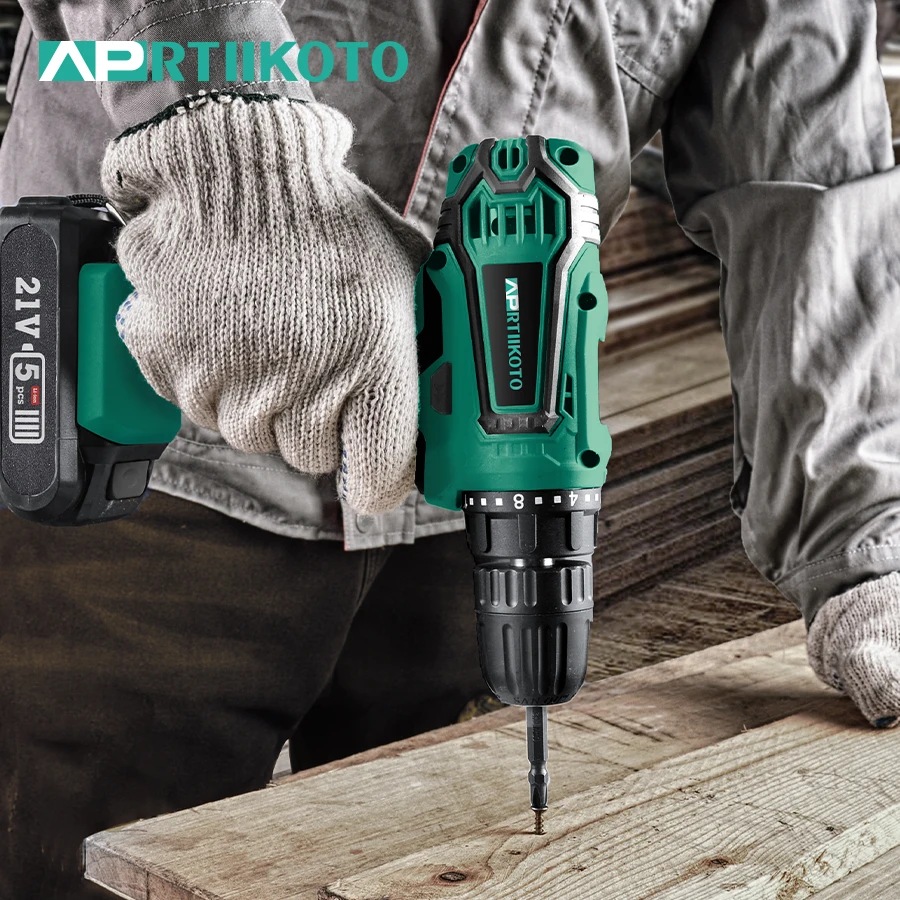 Беспроводная электрическая дрель APRTIIKOTO 12VF Легкая миниатюрная беспроводная со