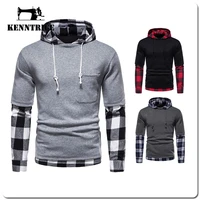 kenntrice mens hoodies hooded fashion hip hop pullover sport hoodys pocket for man gyms jogging sweatshirts streetwear