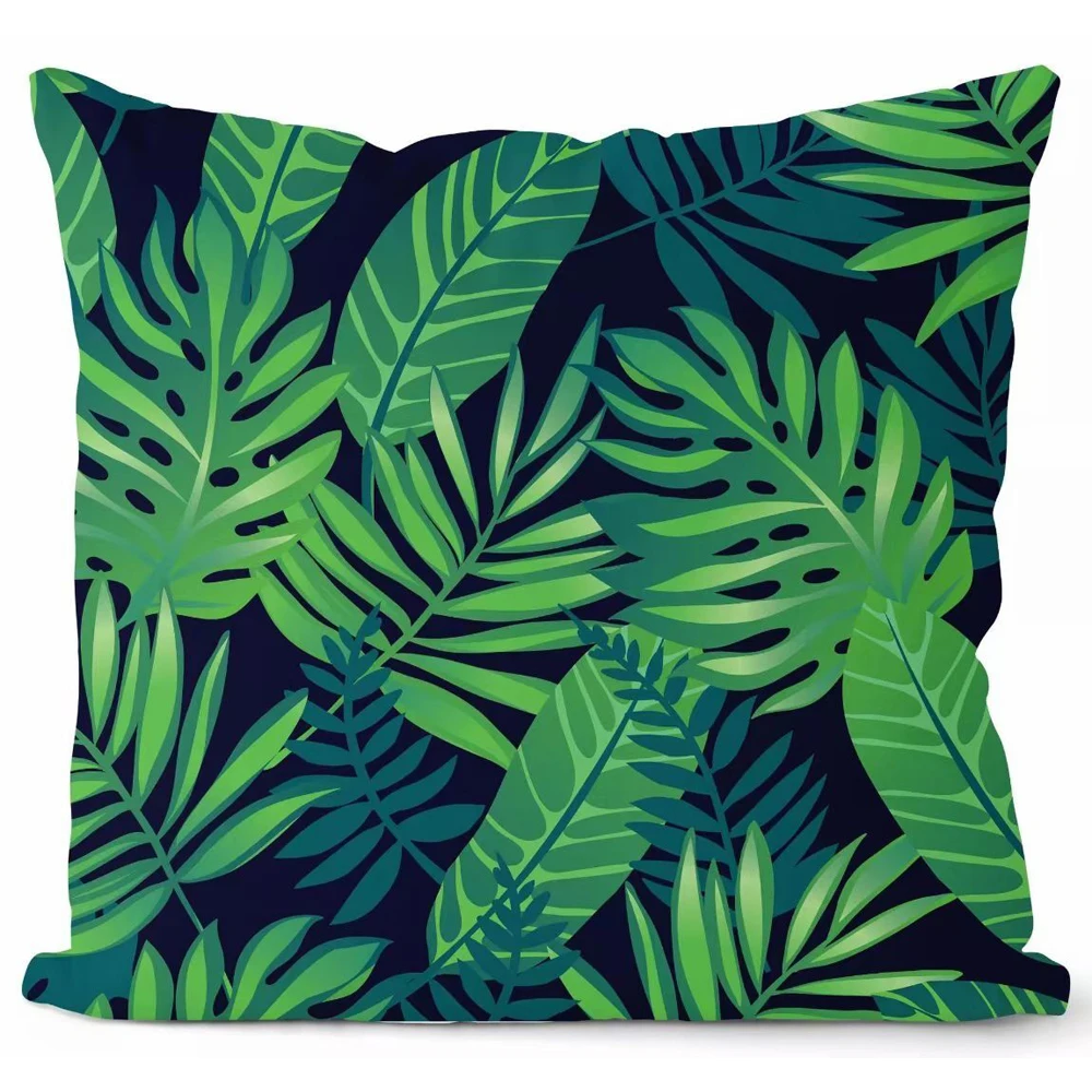 Linlamlim Cushion Cover Green Pillowcase Pillow Covers Throw Pillow Cover for Bedroom Bed Living room Sofa Car Accessories