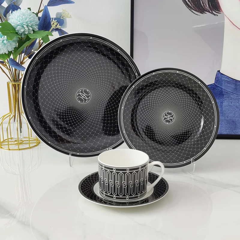 

Dinner Plate, Coffee Cup, Saucer Set,bone China Dinner Plate, Tea Cup Plate, Ceramic Fruit Steak Plate, Tableware, Home Cutlery