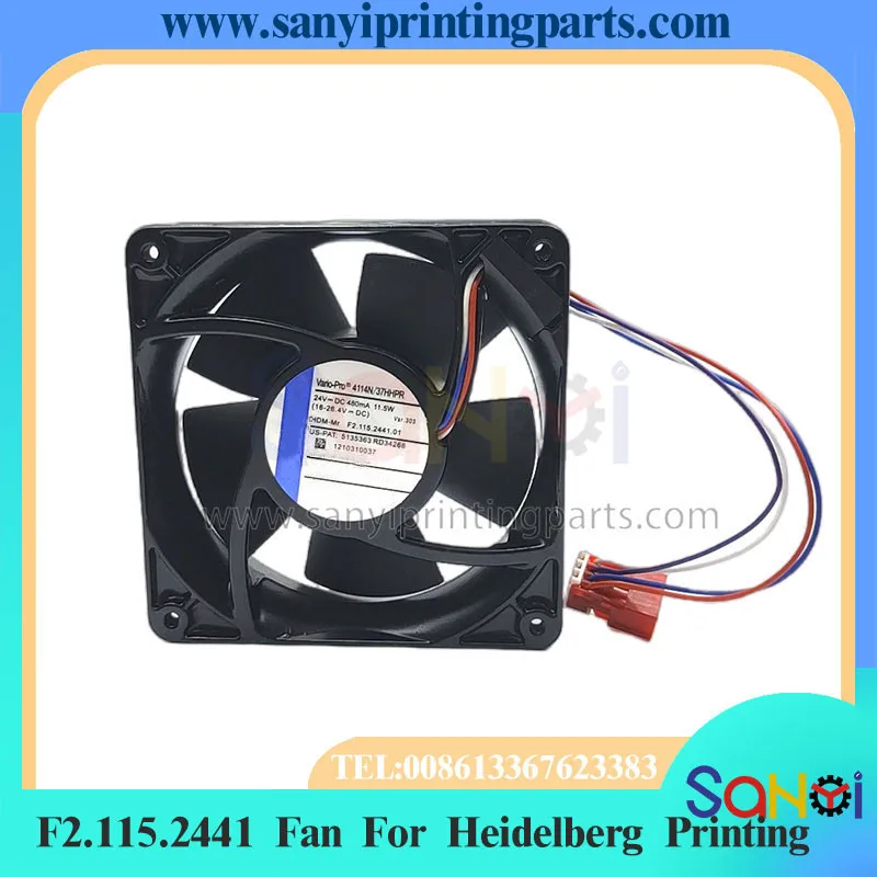 1 шт. вентилятор печатной машины Heidelberg F2.115.2441 для части XL75 CD74