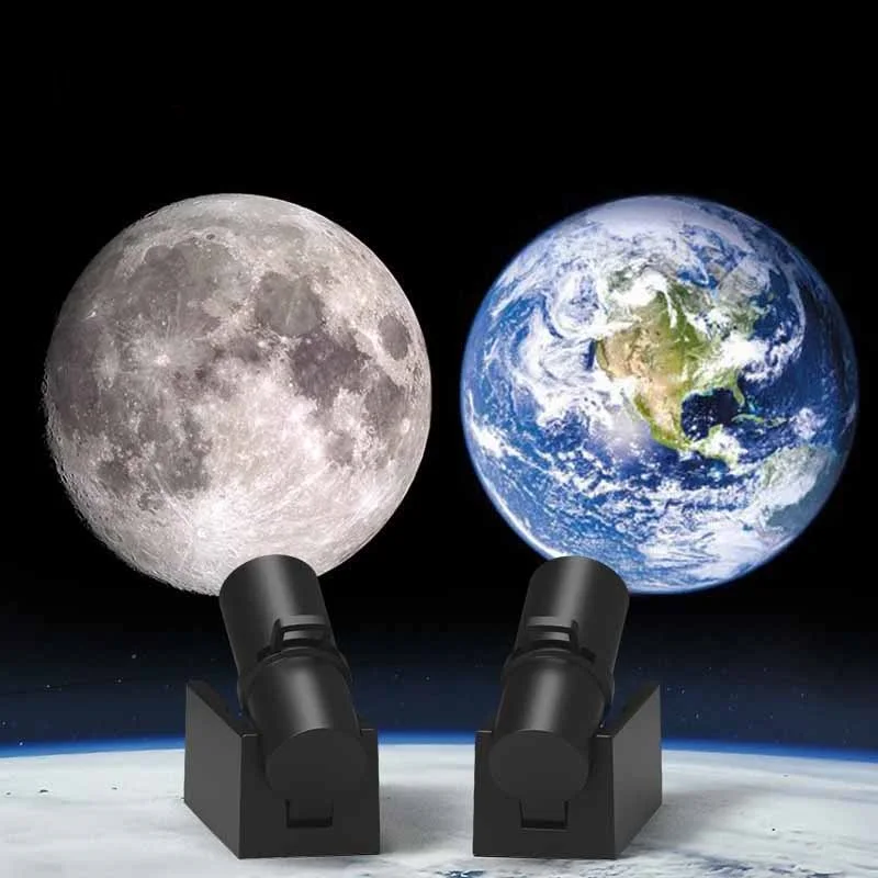 

USB проекционная лампа земля Луна проектор Звезда проектор планеты фон атмосфера светодиодный ночник для детской спальни настенный Декор