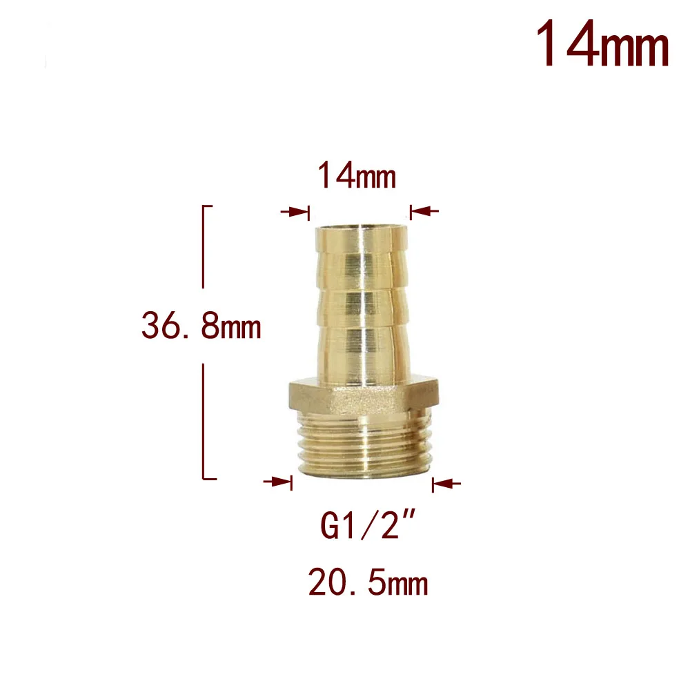 

Латунный соединитель для шланга WZCWJNLGM 14/16/19/25 мм