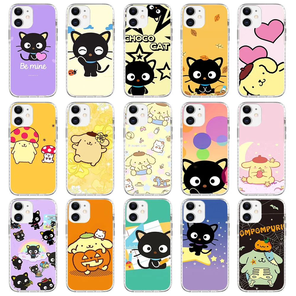 MR-49 pompurin Choco Cat Силиконовый чехол для Samsung M23 M33 M52 M53 A35 A25 A15 A05S A23 A52S A22S A55 A05 A34 A54