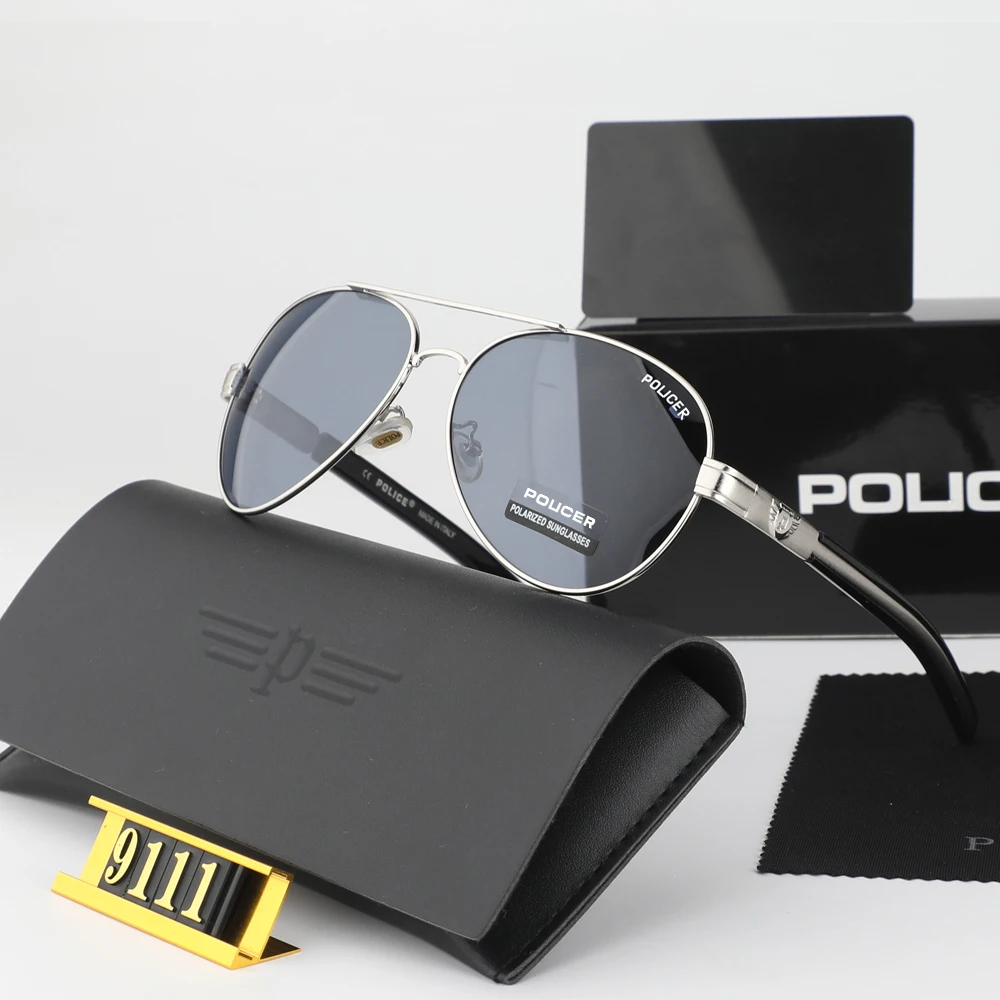 Оригинальные поляризованные солнцезащитные очки итальянского бренда мужские