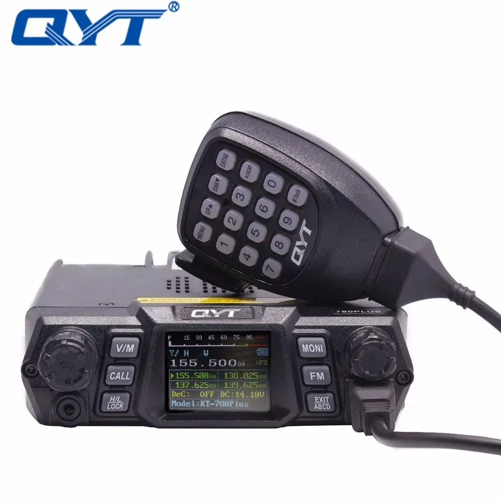 KT-780 Plus 100 Watts Powerful VHF 136-174mhz Ham Car Mobile Radio Transceiver KT780 200CH Long range Transceiver