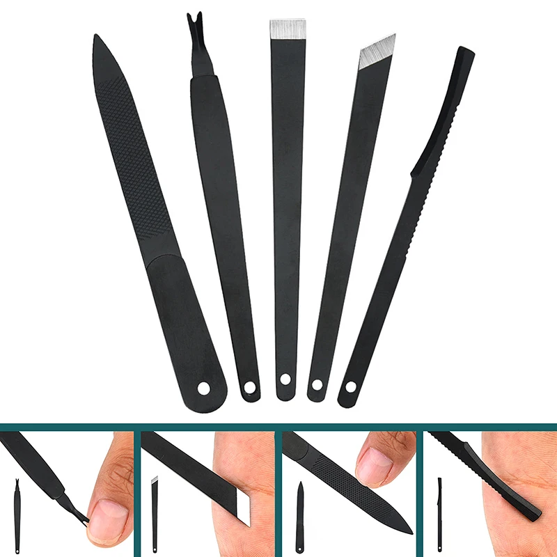 

5 шт. инструменты для маникюра и педикюра, бритва для ногтей на ногах, набор ножей для педикюра, Рашпиль для ног, пилка для удаления омертвевш...