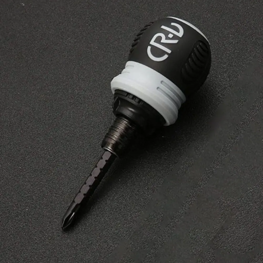 

Mini Ratchet Screwdriver Magnetic Phillips Slotted Dual-purpose Batch Head Telescopic Labor-Saving Screwdriver Hand Tool